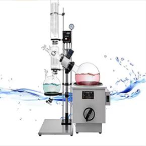 10L Laboratory Alcohol Distillation Rotary Evaporator with Vacuum Pump and Chiller