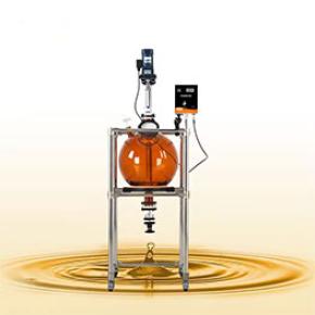 Customized Laboratory Sphere-type Liquid-Liquid Extractor Separator for Oil Water Separation Technique