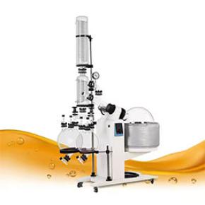 50L Dual Receiving Flask Vacuum Rotary Evaporator for Lab Essential Oil Extraction Price