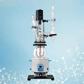 5L 1L Mini Single Layer Glass Reactor and Jacketed Glass Reactor for Lab Equipment