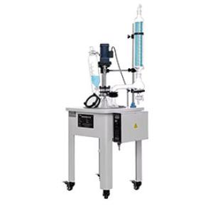 10L Borosilicate Glass Reactor Manufacturer with Heating Bath Jacketed and Glass Lined Options